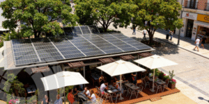 Paneles solares en restaurantes